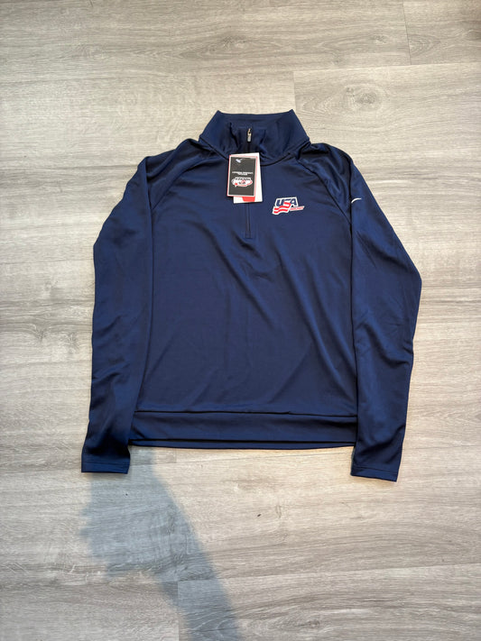 New Nike Team USA Full Zip Light Weight Pullover (Small)