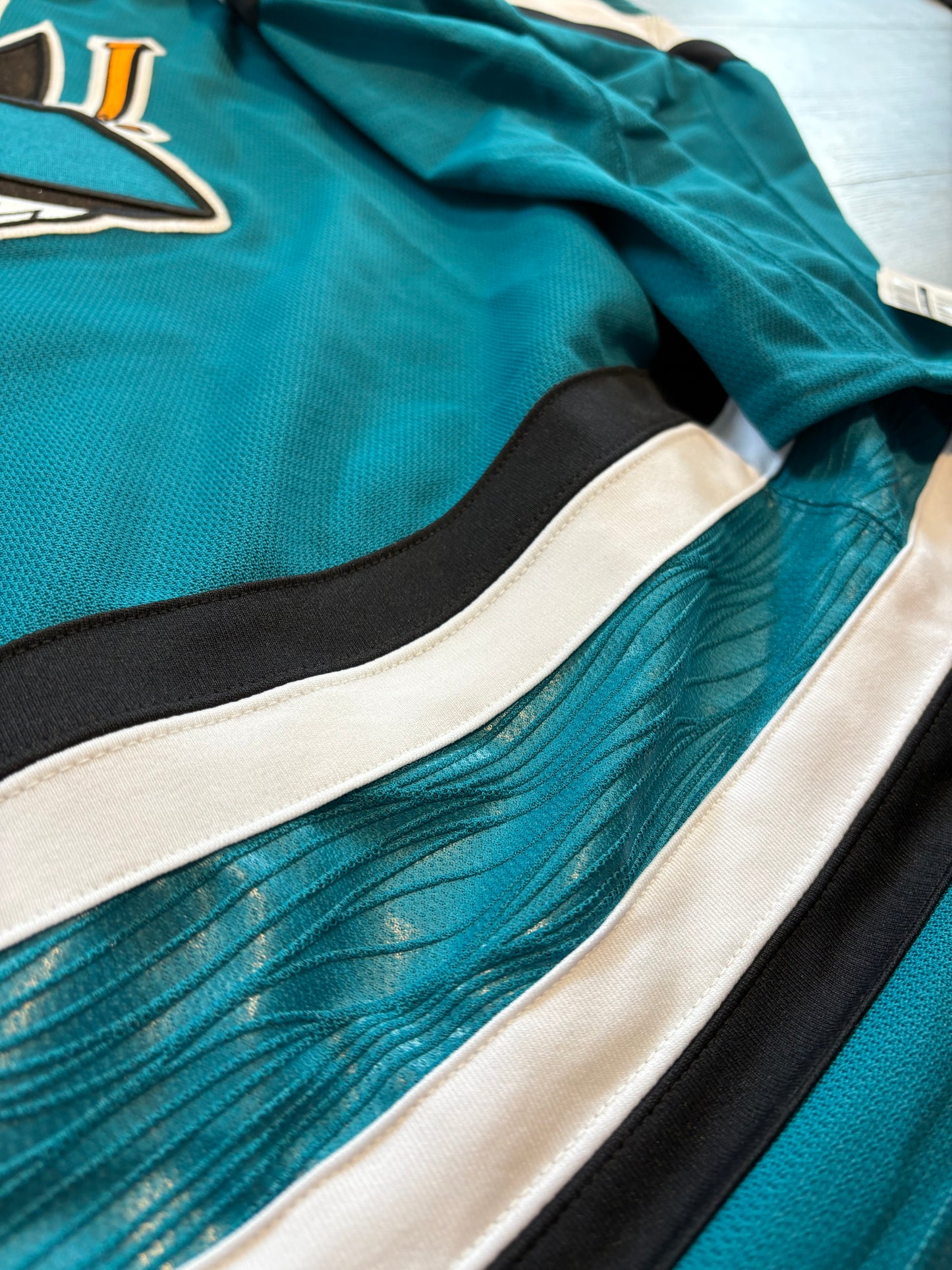 San Jose Sharks Home Adidas Made in Canada Jersey