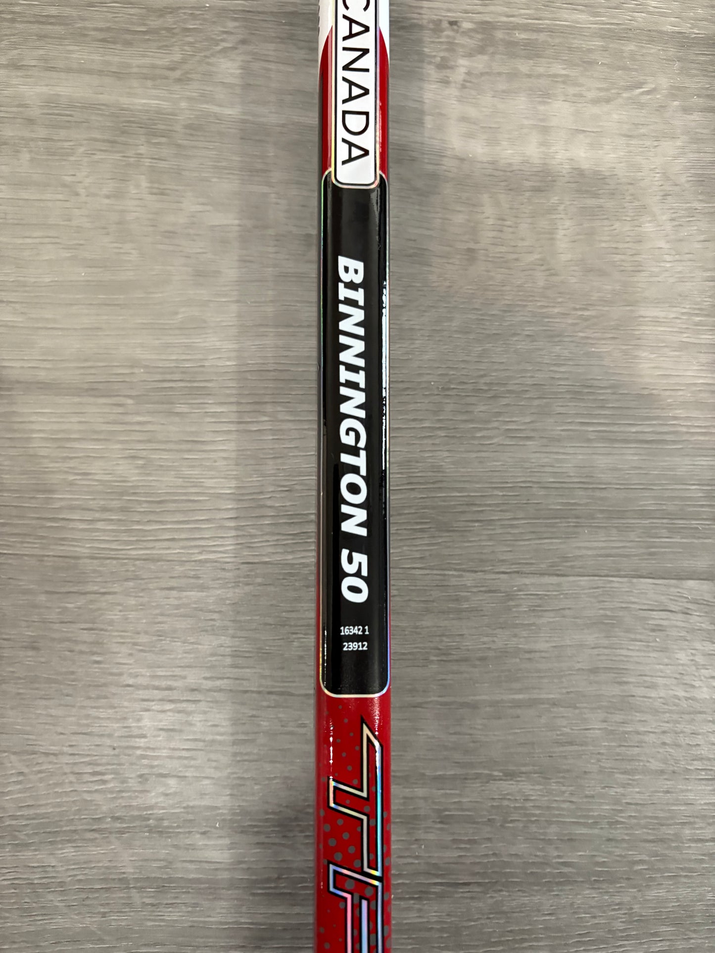 New Team Canada Senior True Regular 25" Paddle Pro Stock Jordan Binnington HZRDUS 9X4 Goalie Stick