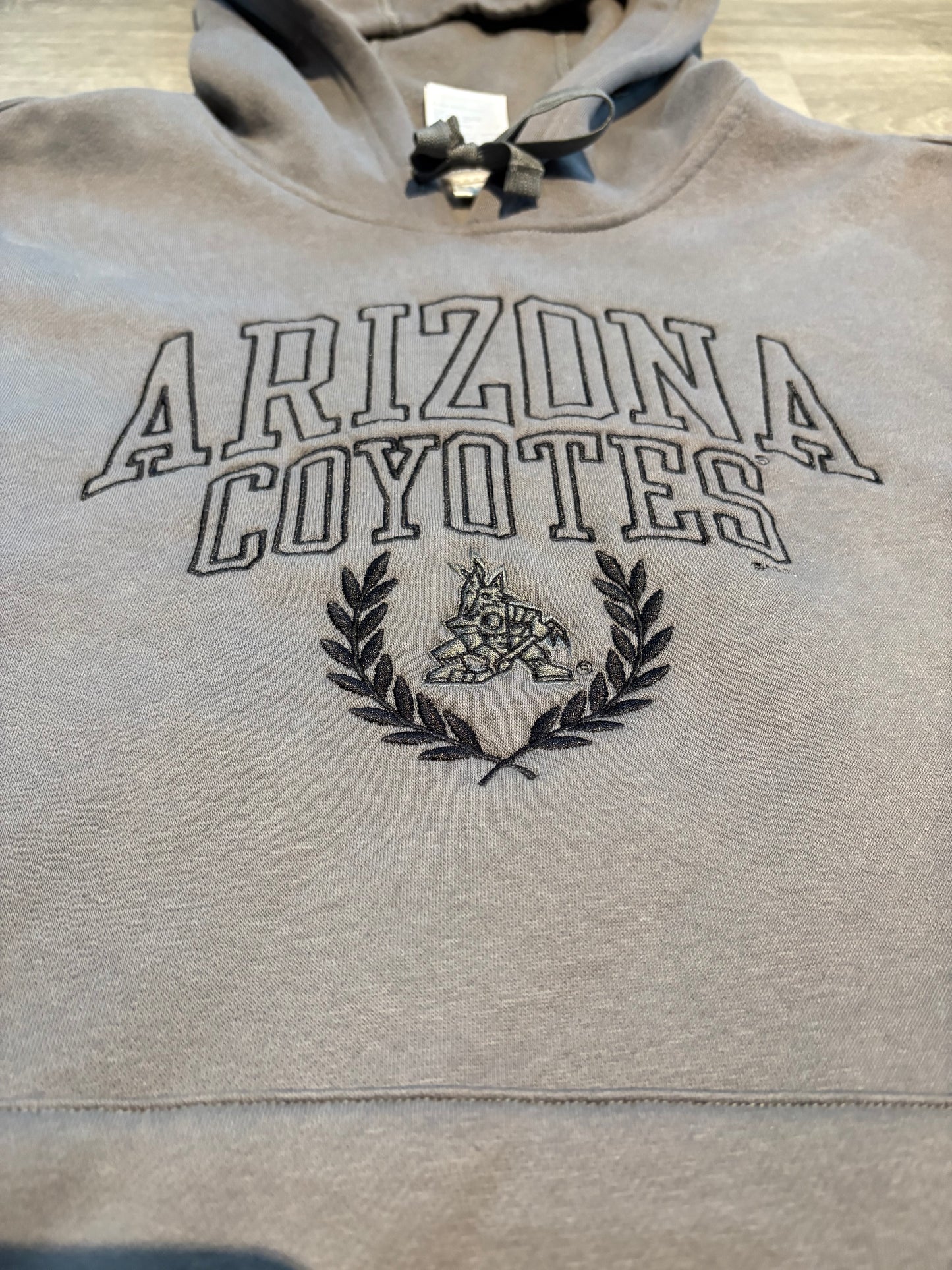 Arizona Coyotes Desert Night Player Worn Gray Adidas Hoodie
