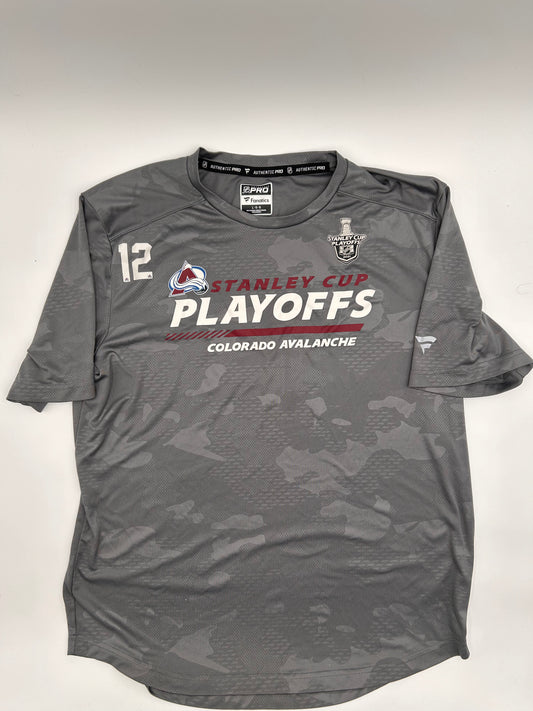 Colorado Avalanche 2021 Playoff Player Worn Shirts