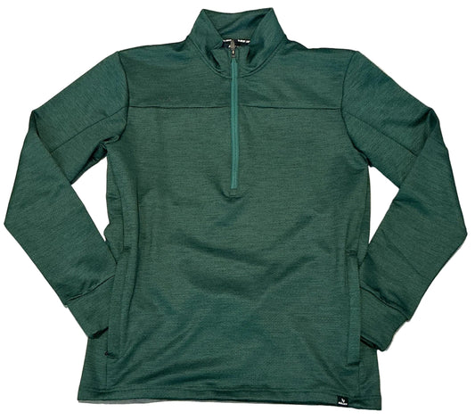 New Green Bauer Hyperlite Half Zip Fleece Pullover