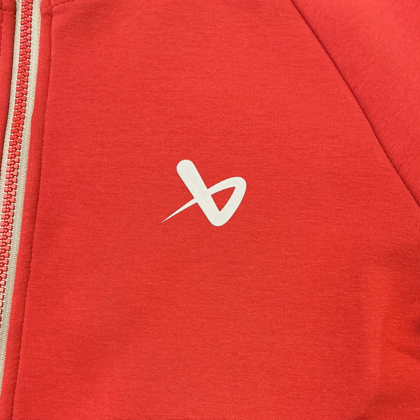 New Red Bauer Hyperlite Color Block Full Zip Sweatshirt