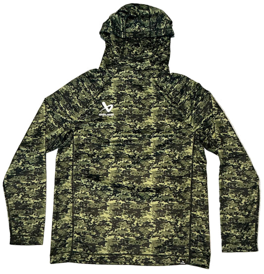 New Green Bauer Camo Tech Pullover