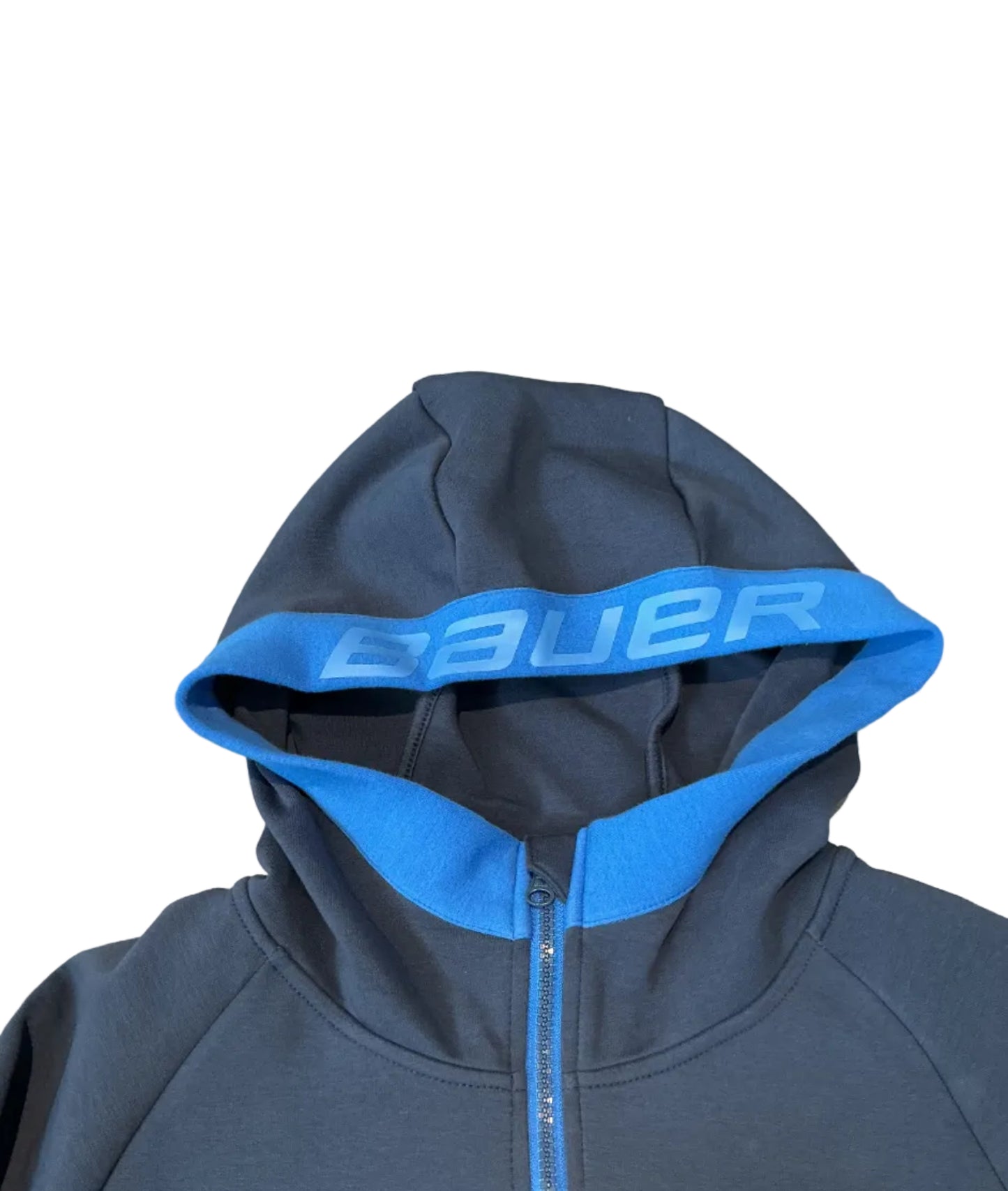 New Blue Bauer Hyperlite Color Block Full Zip Sweatshirt