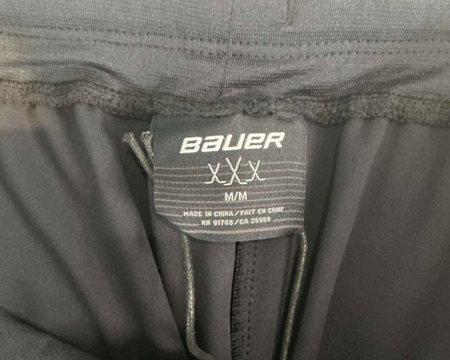 New Black Bauer Fleece Warmth Hybrid Jogger