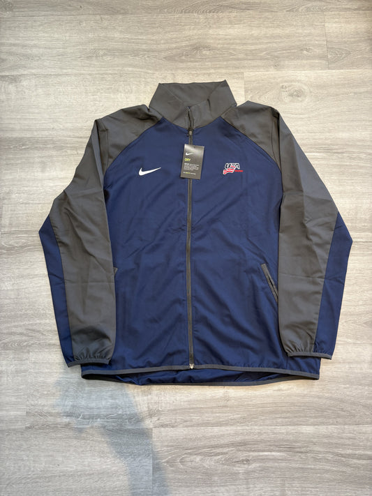 New Nike Team USA Light Weight Full Zip Jacket (Large)