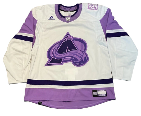 Authentic Colorado Avalanche Hockey Fights Cancer Jersey