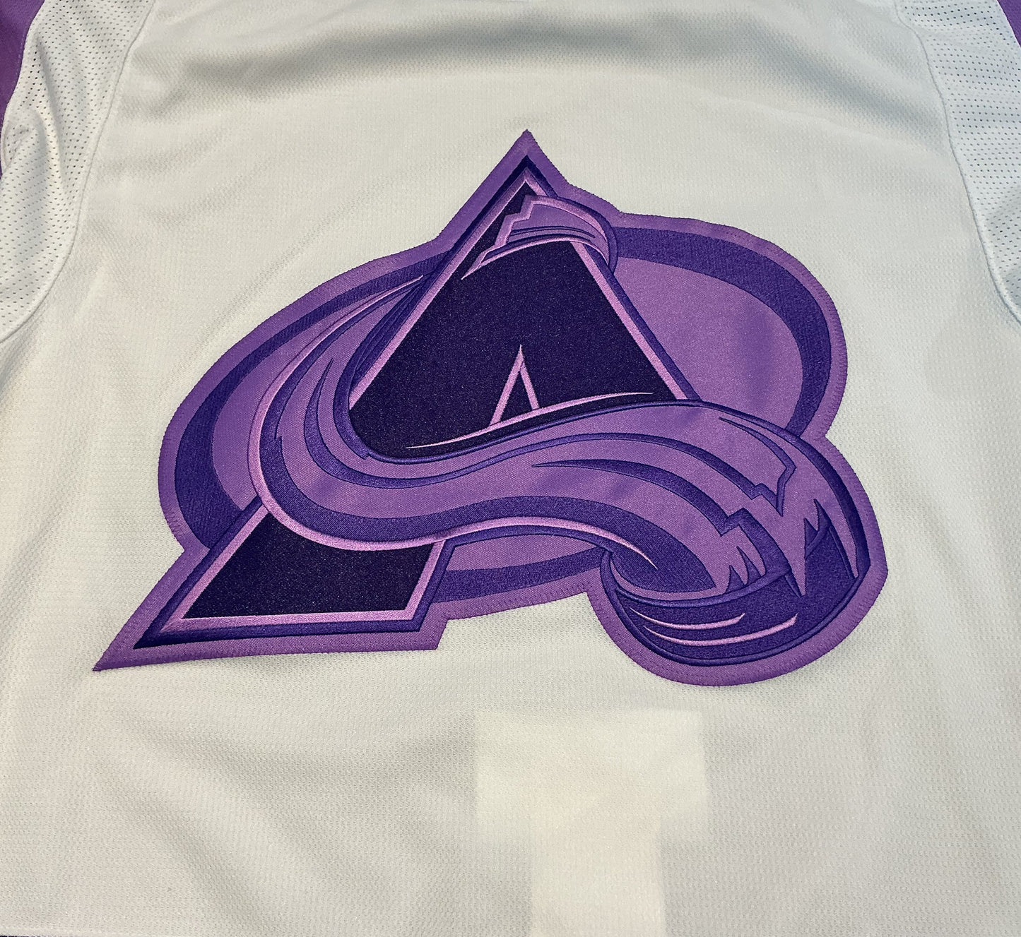 Authentic Colorado Avalanche Hockey Fights Cancer Jersey