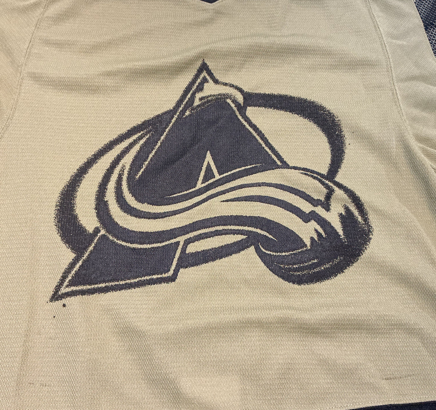 Authentic Colorado Avalanche Military Appreciation Jersey