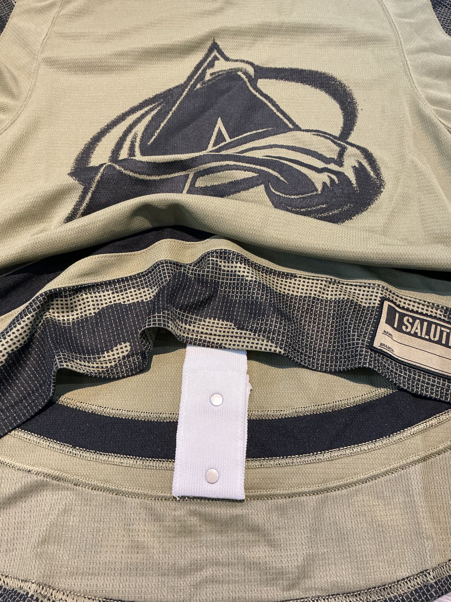 Authentic Colorado Avalanche Military Appreciation Night Jersey
