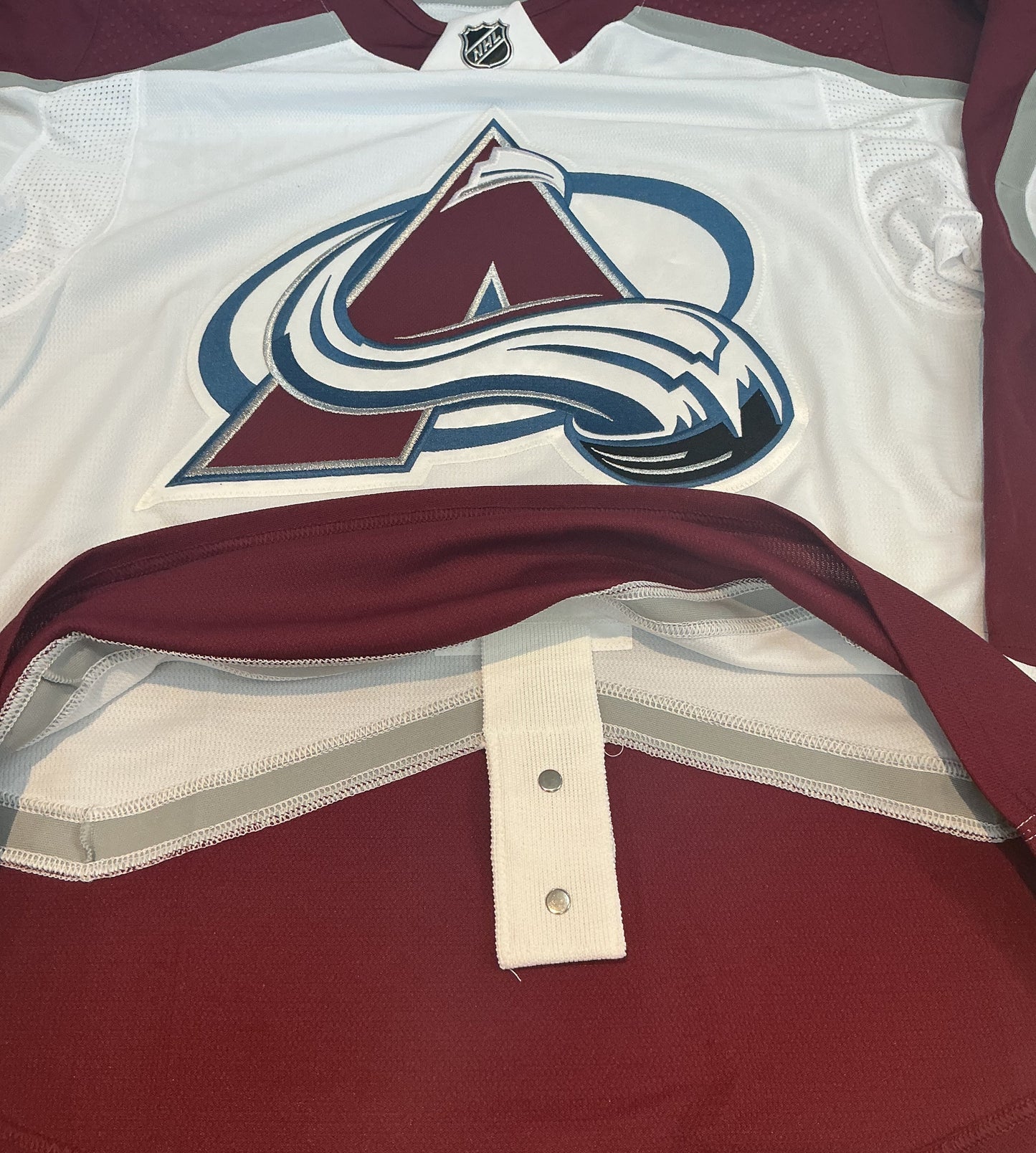 Authentic MiC Primegreen Colorado Avalanche Road Jersey
