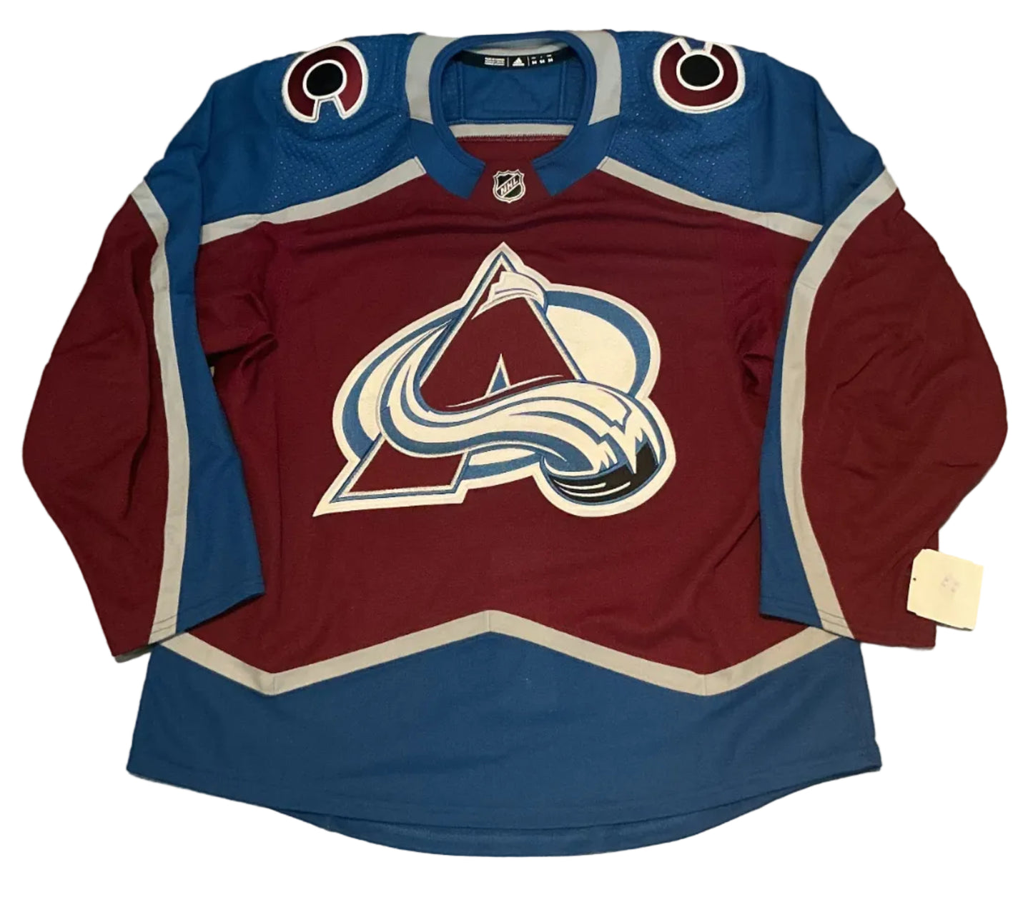 Authentic MiC Primegreen Colorado Avalanche Home Jersey
