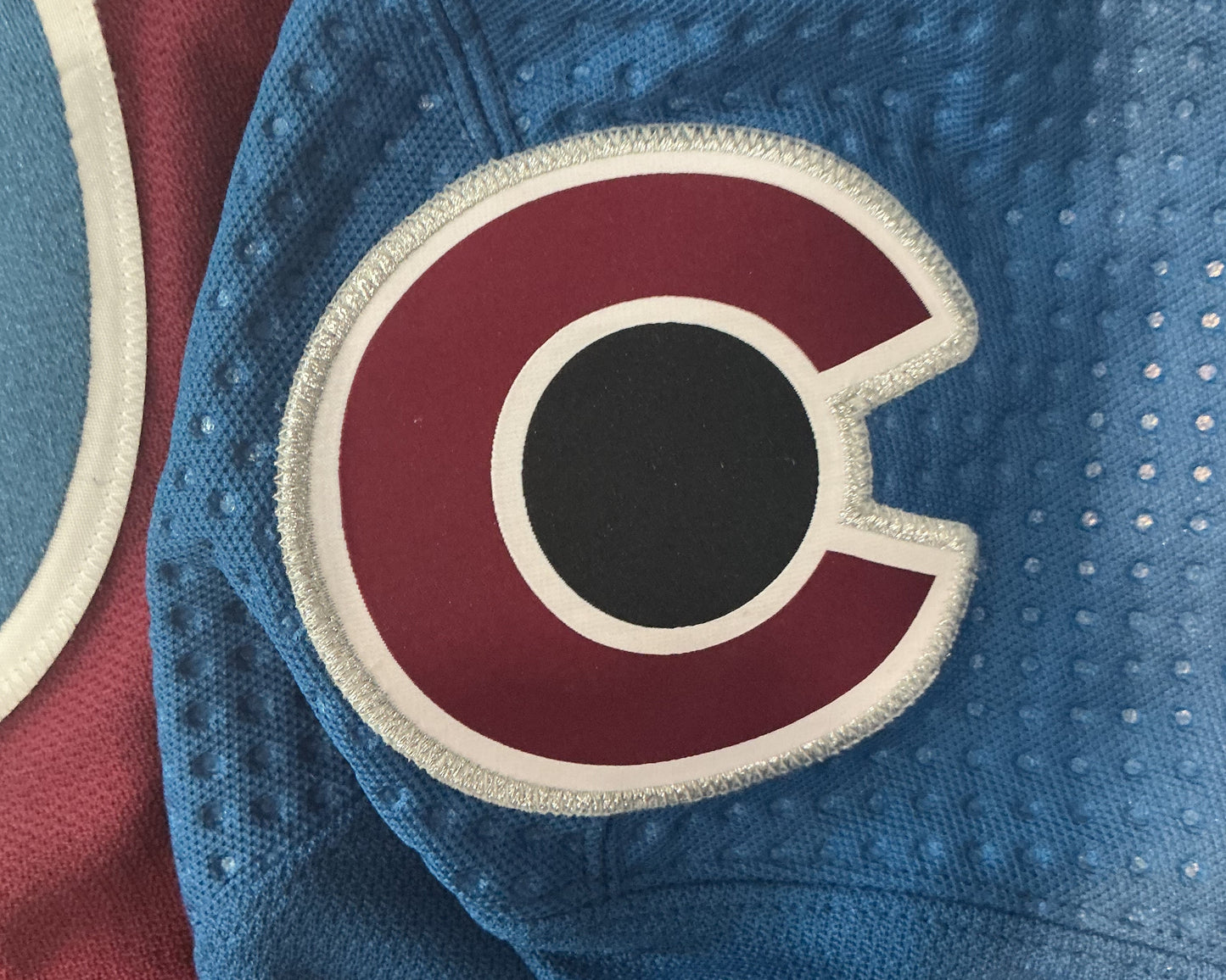 Authentic MiC Primegreen Colorado Avalanche Home Jersey