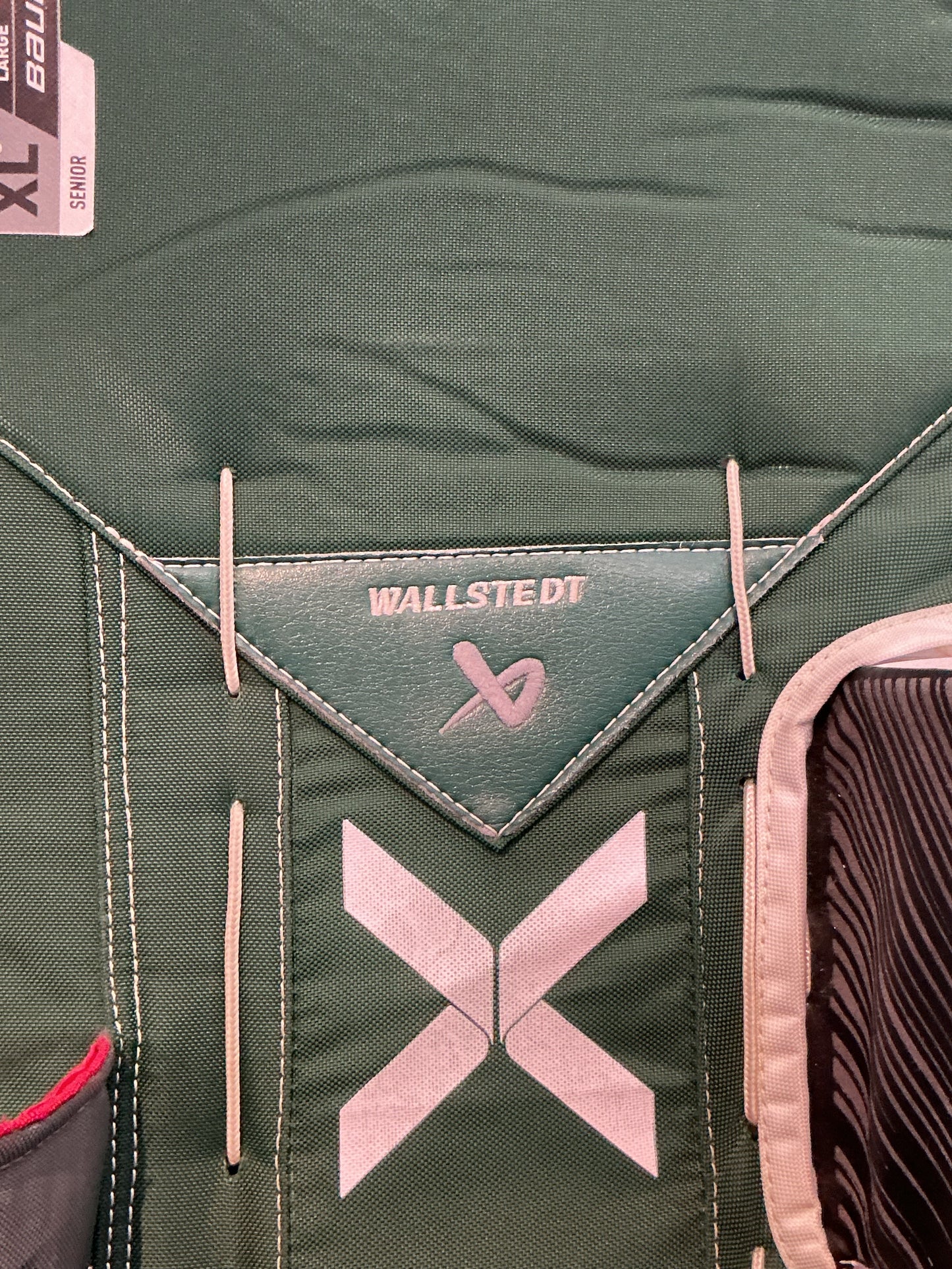 Minnesota Wild Wallstedt 36" Bauer Hyperlite 2 Goalie Leg Pads Pro Stock (Used)