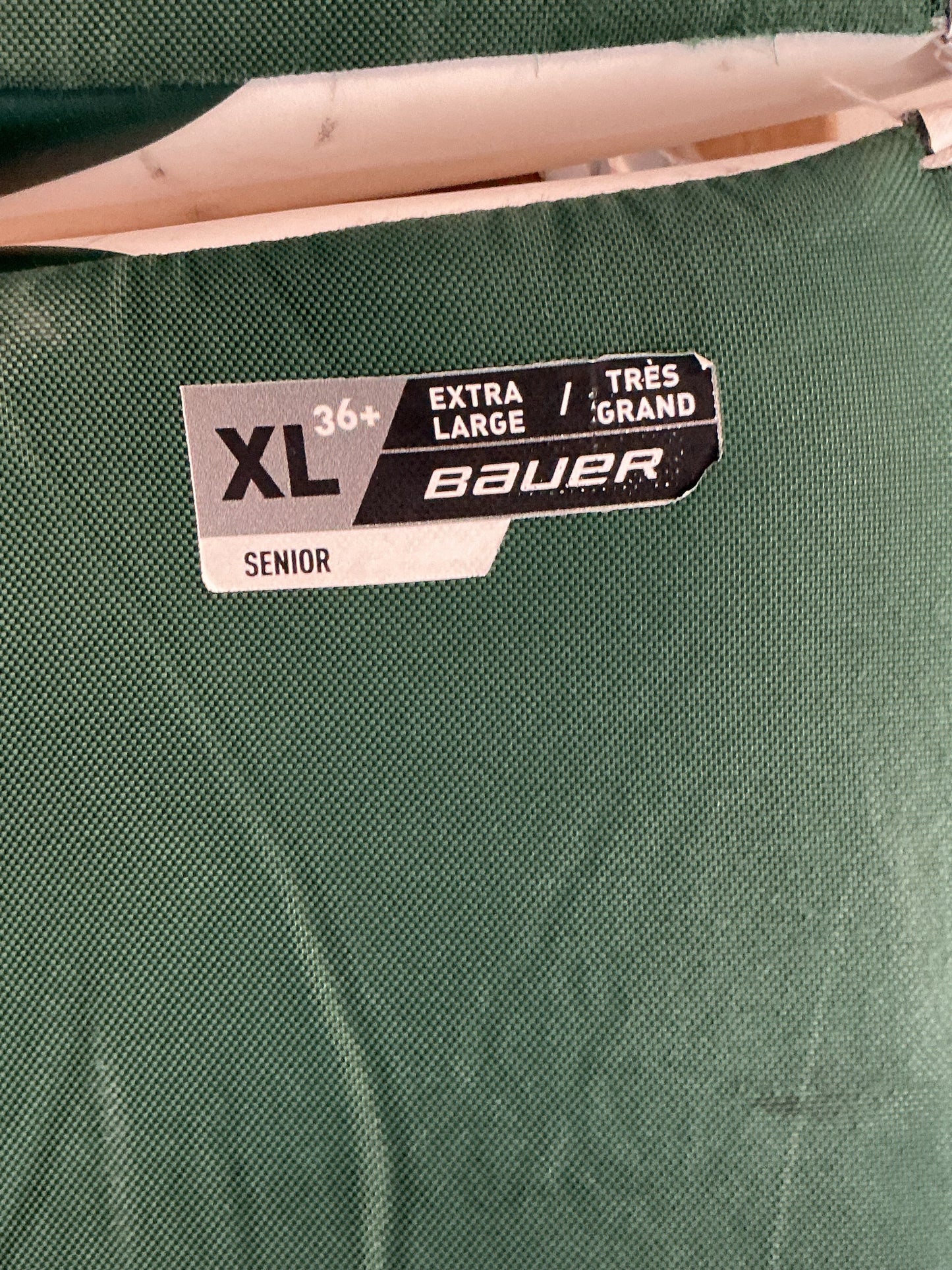 Minnesota Wild Wallstedt 36" Bauer Hyperlite 2 Goalie Leg Pads Pro Stock (Used)