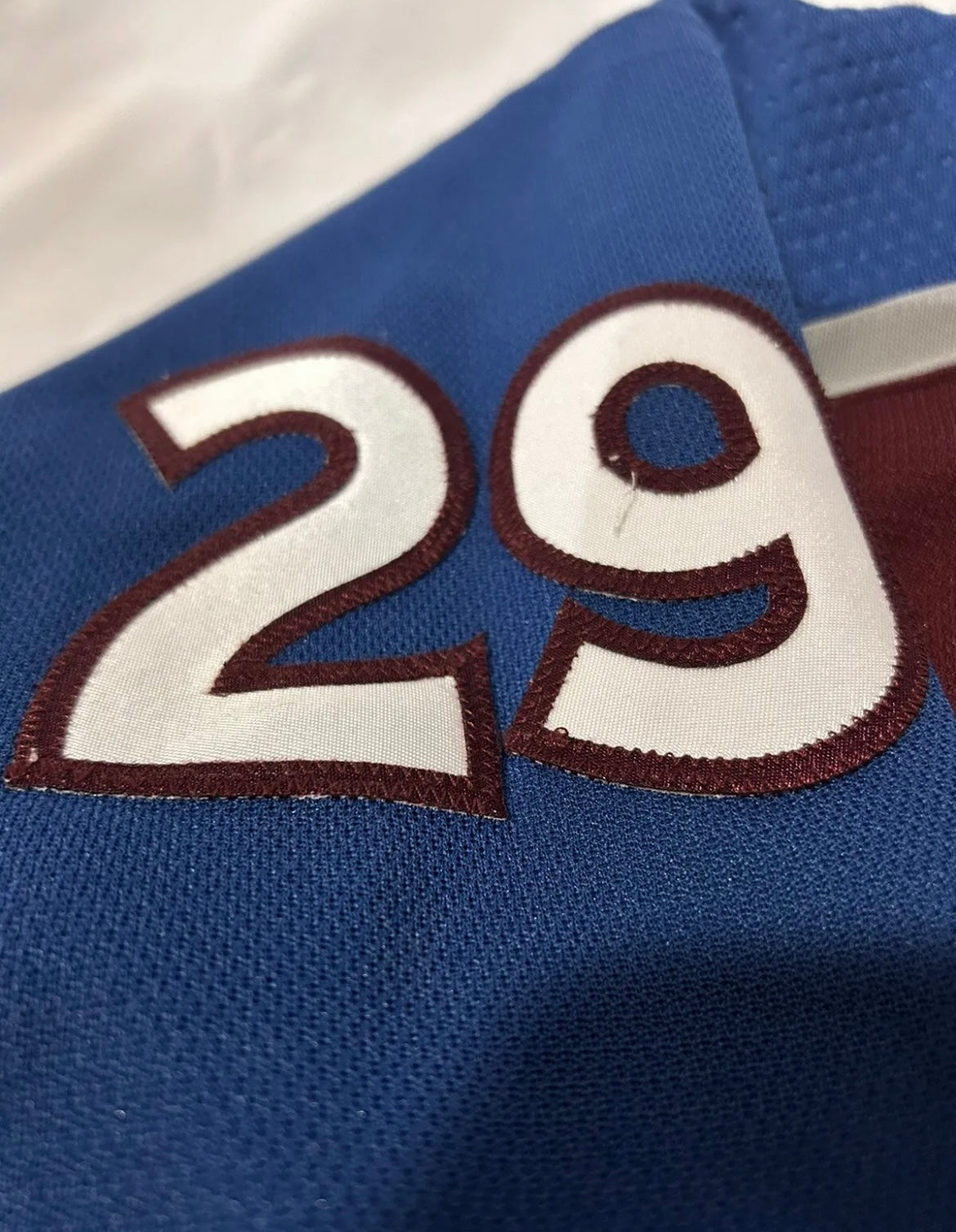 Nathan MacKinnon 2022/23 Colorado Avalanche Home #29 Game Worn Jersey